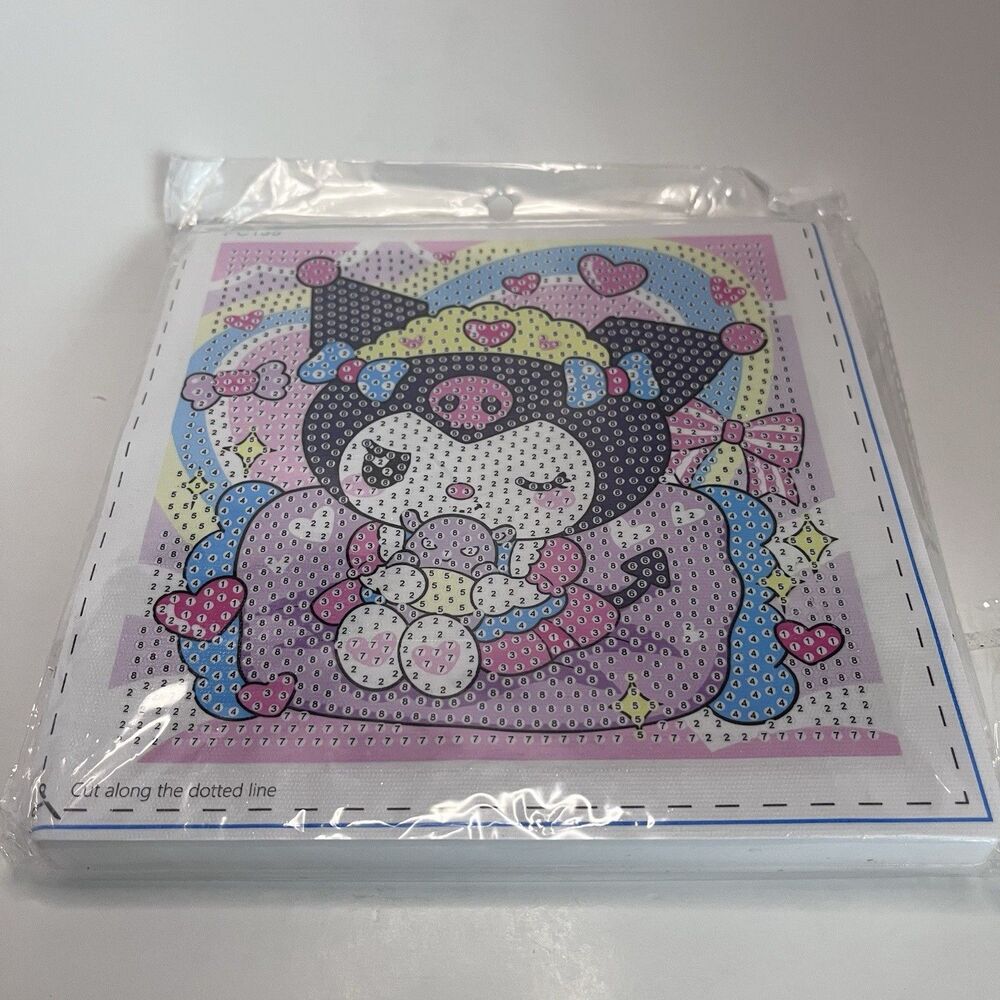 Sanrio Kuromi Diamond Painting Kit with Frame